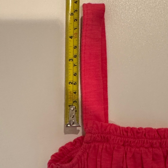 Universal Thread Bright Pink Ruffled Tank Top - Picture 3 of 3